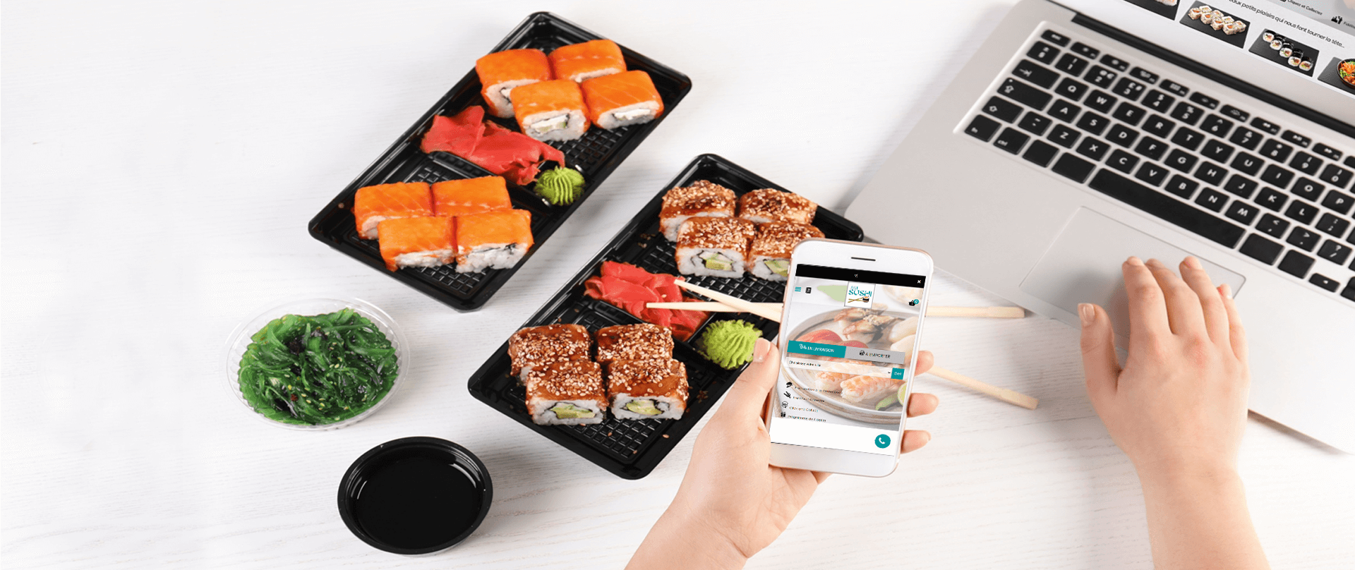 commander sushis à  sushi st etienne du rouvray 76800